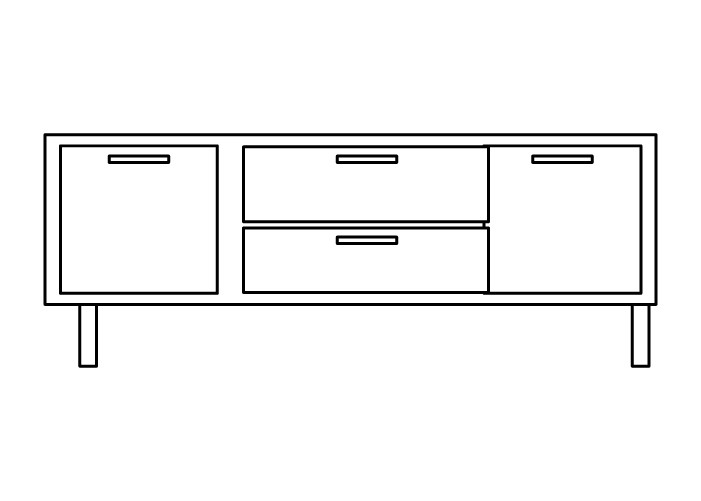 Custom Modular Side Units